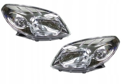 Комплект фары dacia sandero 2008-2012 фото №1