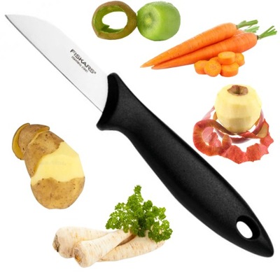 Nóż kuchenny do obierania krojenia ostry Fiskars