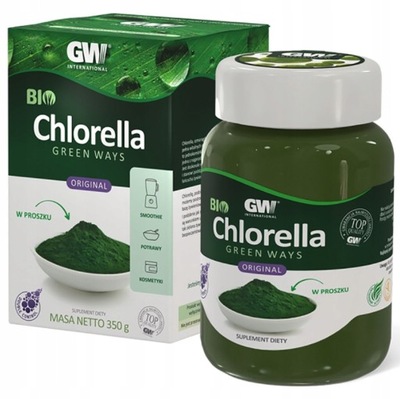 BIO Chlorella Green Ways w proszku 350g - Oczyszczanie organizmu