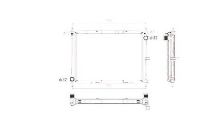 NRF RADUADOR DEL MOTOR NISSAN MICRA 3 NOTE 1.5D 0  