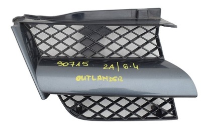 Решітка радіатора бампера права mitsubishi outlander i фото №1