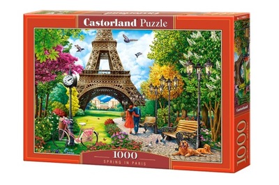 Puzzle 1000 Wiosna w Paryżu C-104840-2 CASTOR