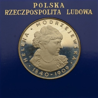 100 złotych 1975 - Helena Modrzejewska - St. L