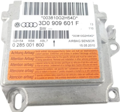 Vw phaeton ii рестайлинг  модуль датчик подушка безопасности 3d0909601f исправный фото №1