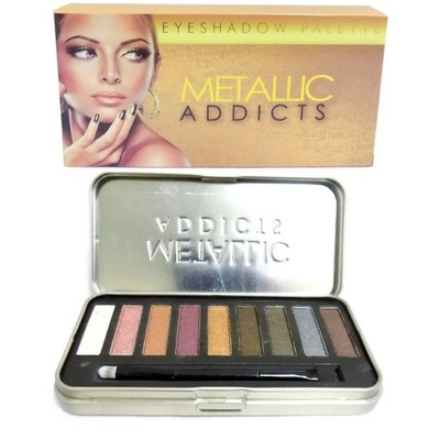 Saffron Metallic Addicts Paleta 9 cieni