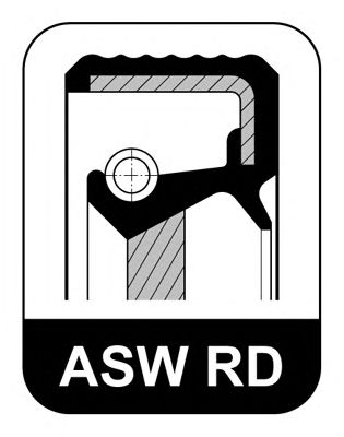 SEAL SHAFT VALVE CONTROL SYSTEM (33X43X6) FITS DO: RENAULT ESPACE III, LAGUNA  