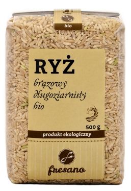 Ryż brązowy długoziarnisty BIO 500 g