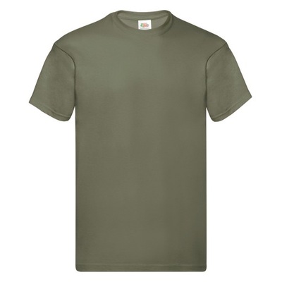 T-SHIRT KOSZULKA FRUIT OF THE LOOM clas. olive 3XL