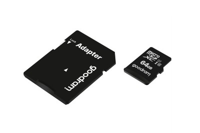 Karta pamięci GoodRam 64GB; Class 10 + adapter