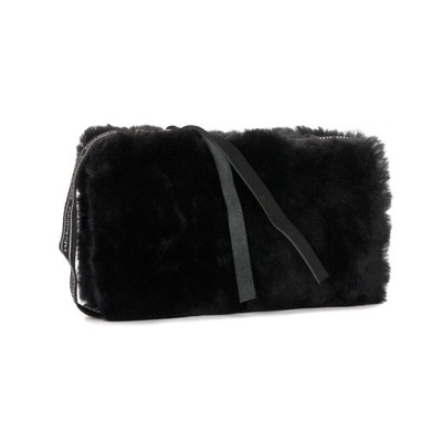 EMU Torebka Small Clutch W7014 BLACK wełna czarna