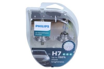 ZES.ZAR. H7 12V 55W X-TREMEVISION PRO150 12972XVPS2 PHILIPS LUCES  