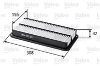 VALEO FILTRO AIRE PANELOWY TOYOTA COROLLA  