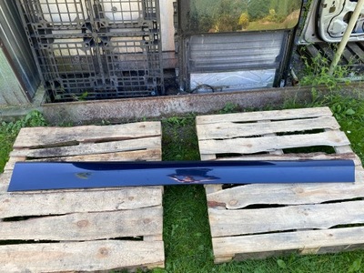 Молдинг порог левая bmw 3 e90 e91 monacoblau фото №1