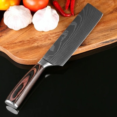 XITUO New Style 7''Japan Santoku Chef knife Stainless Steel Imitate