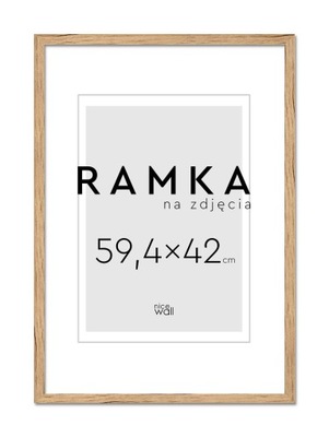 Ramka na zdjęcia 59,4x42 cm 42x59,4 cm Brzoza