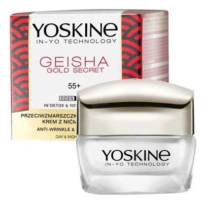 YOSKINE GEISHA GOLD Przeciwzmarszczkowy Krem 55+