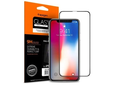 Szkło Spigen Glas.tR Slim HD do etui Apple iPhone XR/11 black