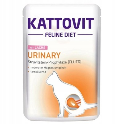 KATTOVIT SASZETKA DLA KOTA URINARY ŁOSOŚ 85G
