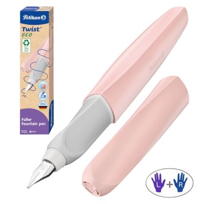 Pióro wieczne TWIST LEWE + PRAWE P457 M ROSE Pelikan