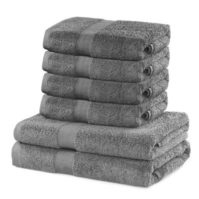 Ręcznik MARINA kolor szary 2*70x140+4*50x100 decoking - TOWEL/MARINA/SIL/SE