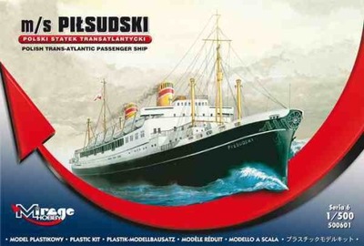 m/s Piłsudski Polski statek transatlantycki, Mirage Hobby 500601