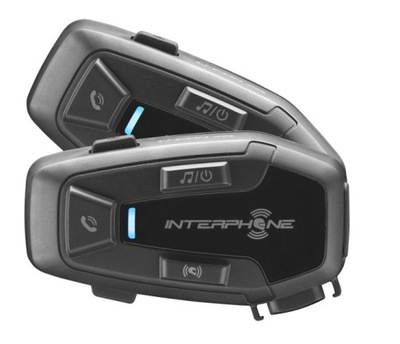 INTERPHONE INTERKOM MOTOCYKLOWY ZESTAW NA 2 KASKI U-COM 7R BLUETOOTH 5.2