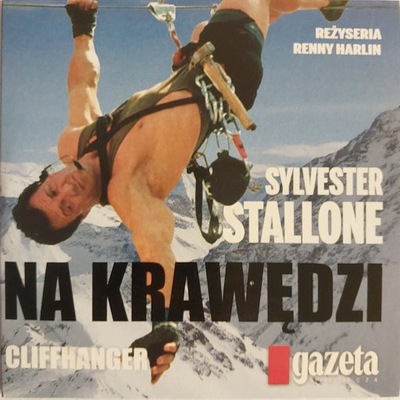 Na krawędzi CLIFFHANGER Sylvester Stallone reż. Harlin film na DVD oryginal