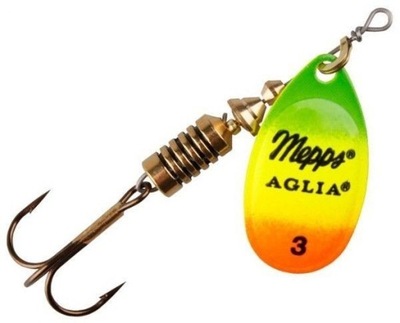 Błystka Mepps Aglia Fluo Tiger nr 4 9g