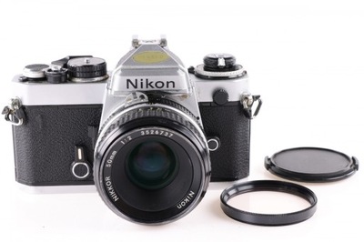 Nikon FE nikon ais 50mm f1.8 レンズ付き Nikon FE + Nikon 50mm 1:1,8 - Sklep, Opinie, Cena w Allegro