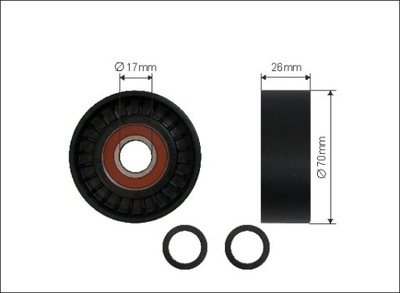 CAFFARO 01-86 RITINĖLIS KREIPIAMOJI BMW 