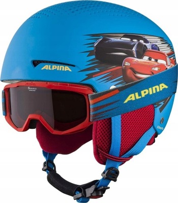 Kask narciarski dziecięcy Alpina Zupo Set Disney Cars XS/S 48-52cm