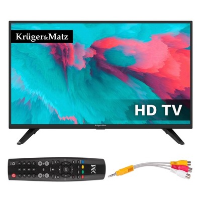 Telewizor LED HD 32'' 2xUSB HDMI DVB-T2 H.265 HEVC