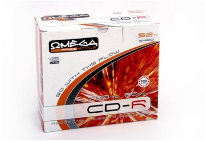 Płyta CD-R Omega Freestyle 700MB x52, Slim 10szt