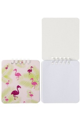 Notes kołonotatnik flamingi Notatnik notesik mini
