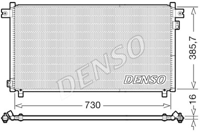 DENSO KONDENSATORIUS KONDICIONAVIMO NISSAN 