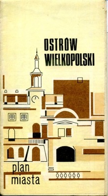 Ostrów Wielkopolski Plan miasta (1986)