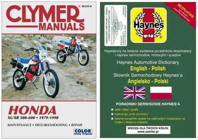 HONDA XL500 XR500 XL600 XR600 1979-90 MANUAL REPARACIÓN CLYMER +GRATIS 24H  