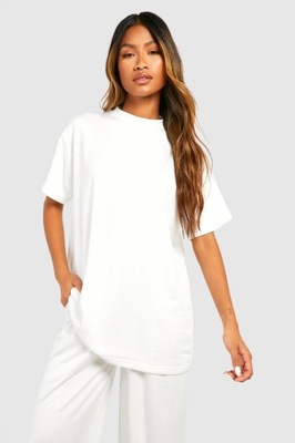 LC84116 *BOOHOO BIAŁY T-SHIRT OVERSIZE S