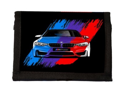 Portfel BMW Mpower Sportowy portfele materiałowe