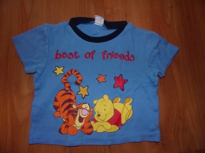 T-shirt z Kubusiem i Tygryskiem 2-3L Disney