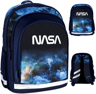 Plecak szkolny wielokomorowy Starpak czarny NASA