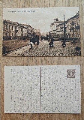 Warszawa Krakowskie Przedmieście 1916r.