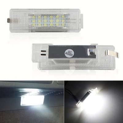 2 PIEZAS 1 PIEZA FARO DIOPARA LUMINOSO LED PARA DE MALETERO VW GOLF JETTA PASSA  