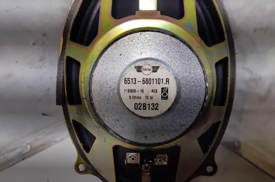 Динамік задніх правих двері mini cooper r50, r53 65136801101r 1.6l фото №1