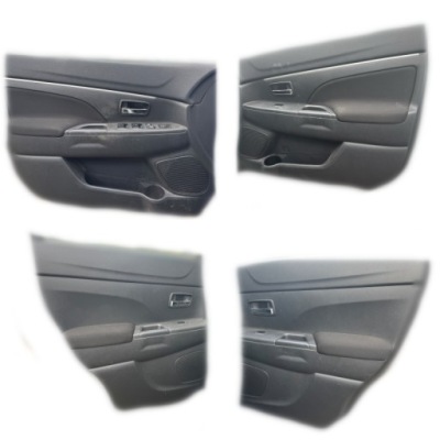 Mitsubishi asx i комплект обшивка дверей дверь обшивки обшивка обивка фото №1