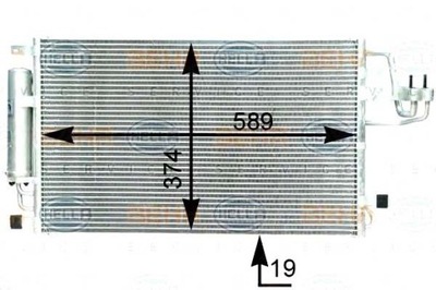 Behr hella конденсатор кондиционера hyundai tucson 2 фото №1
