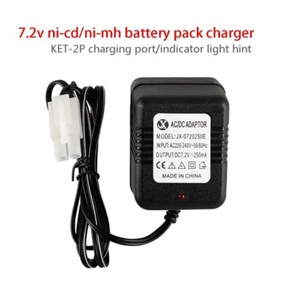 dla 7.2V ni-cd Ni-MH bateria z wtyczką KET-2P dla