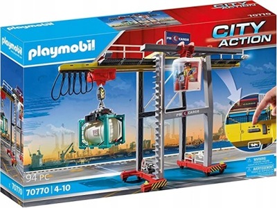 PLAYMOBIL 70770 City Action SUWNICA z kontenerami OUTLET