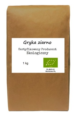 Ekologiczna GRYKA ZIARNO 1 kg ZdroweEko