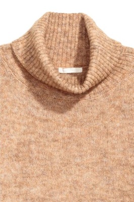 Wełniany Sweter z golfem H&M S